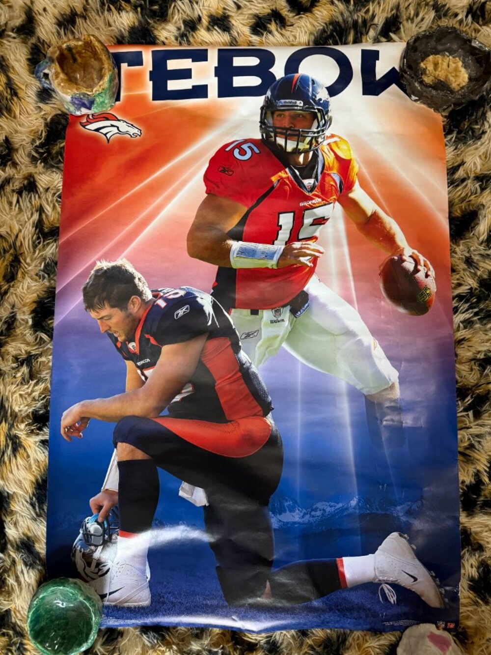 Tim Tebow Denver Broncos Poster #5513 Trends International 2011 Rolled